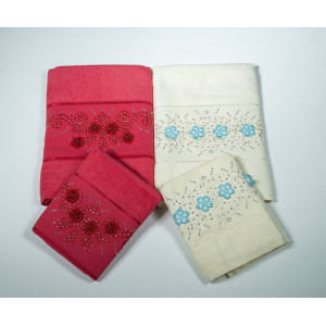 Комплект кърпи Lux Flowers Комплект кърпи Lux Flowers